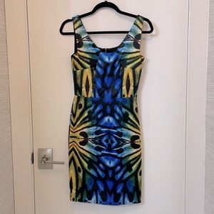 Butterfly motif cocktail dress. Mint condition.